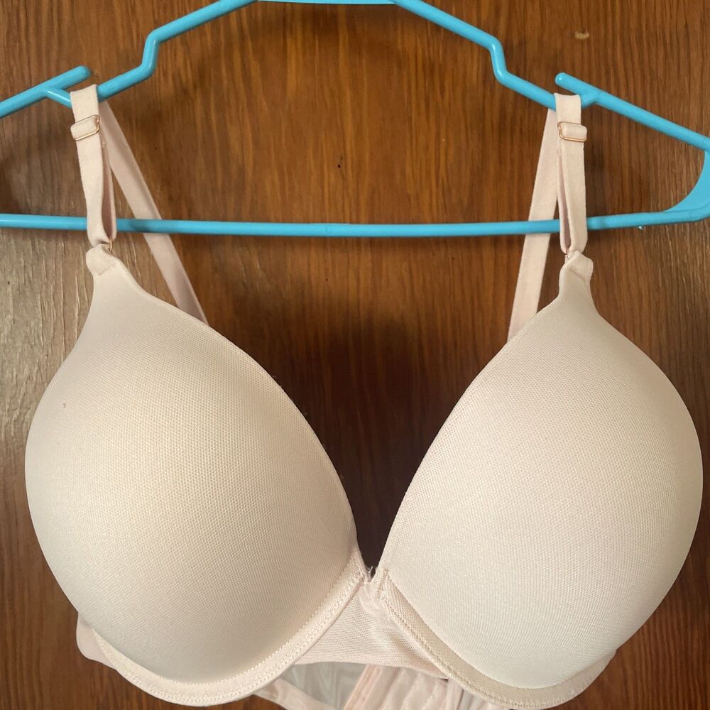 Smart & Sexy Style SA276X Women's 40C Push Up Bra Pink Padded Underwire NWT